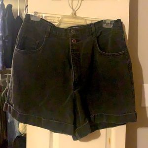 Vintage - black Jean shorts
